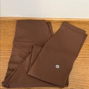 lululemon Wunder Train High Rise 25” - Java - Size 6